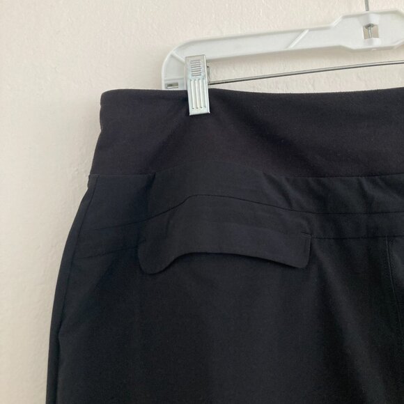 Athleta Soho Skort Black Exercise Walking Travel Errands Tennis Hiking Size 16 - Picture 7 of 8